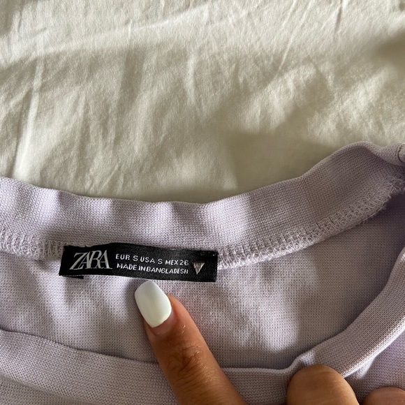 Light Purple Zara Tee S - Picture 2 of 2